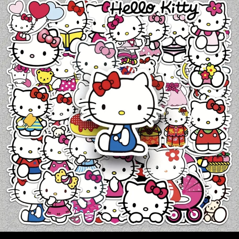 Hello Kitty Home Design Stickers - Multicolor